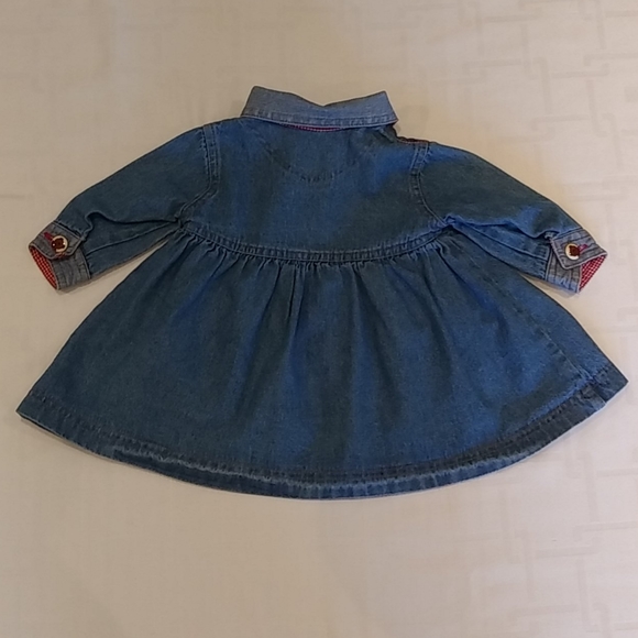 Vintage Baby Togs Denim Dress/Teddy Bear Pocket - Picture 5 of 9